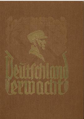 "Alemania Despierta". Postales de cigarrillos mostrando líderes partido nazi, panorámicas del Rally de Nüremberg de 1933, etc. Por Bahrenfeld