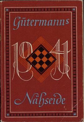 Agenda 1941. Hilo de coser Gütermanns (calendario que incluye cumpleaños de Adolf Hitler)