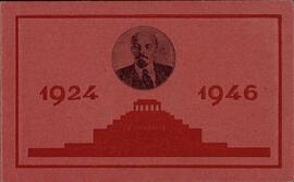 Invitación para el parterre de la Plaza Roja con motivo del Aniversario de la muerte de Lenin 1924-1946