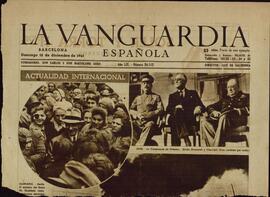 Periódico: "La Vanguardia". 1943
