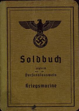 "Libro de ventas y carné de identidad. Martin Schlereth. Marina de guerra". 1944