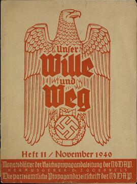 Nuestra intención y camino. Cuaderno 11. Noviembre 1940