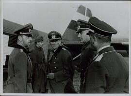 Generales alemanes en Stacobjesk. Westphalen, Witzleben, Oberstun Baron Freytag, Loringhoven y Petersdorf. c. 1942
