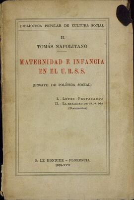Maternidad e Infancia en el (sic) URSS