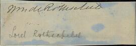 Rothschild, Lord Nathaniel M.V., 3º Barón de Rothschild (1910-1990)