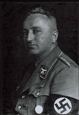 Ley, Robert (1890-1945). "Reichleiter del frente de trabajo alemán". 2 octubre 1945