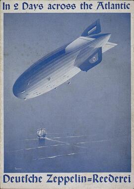 Prospecto Zeppelin: "En 2 días a través del Atlántico" en inglés