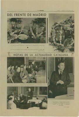 La Vanguardia. "Del Frente de Madrid". Domingo, 6 diciembre 1936.