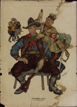"Viñeta firmada por Szyk". 7 diciembre 1941