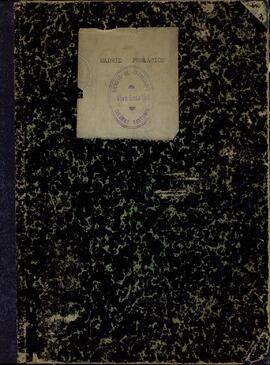 Columna Bartolomeu. Ejército de Operaciones. Plano de Madrid Población. Abril 1934