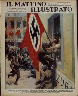 Il Mattino Illustrato: "El terrorismo en los países de los sudetes...". 3-10 de octubre de 1938.