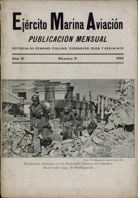"Ejército Marina Aviación". Nº 11. Año IX. 1942
