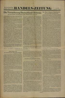 Periódico diario del comercio de Berlín. Berlín, 3 julio 1937