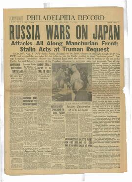 The Cleveland Press. "Allies storm on Sicily". Cleveland, Saturday, July 10, 1943.