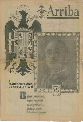 "Arriba", Edición Extraordinaria del Día de la Victoria, 19 de Mayo de 1939