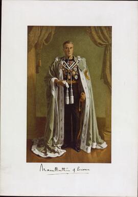 Mountbatten de Birmania (Lord Louis F. A. V. N. Mountbatten, 1900-1979). 1952