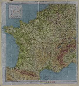 "Zonas de Francia". Marzo 1944