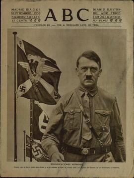 ABC. "Reivindicaciones alemanas". Madrid, 2 Septiembre 1939.