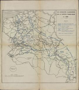 Plano de las Ofensivas Alemanas en el Frente Franco-Belga, 1918