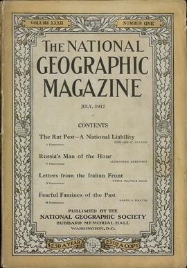The National Geographic Magazine. "Rusia, 1917", Volumen 32. Julio, 1917