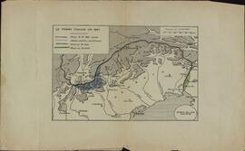 Plano del Frente Italiano en 1917