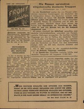 "Noticias del frente". Mayo 1942. Nr. 175
