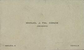 Fal Conde, Manuel J.
