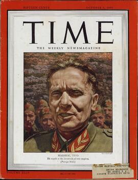 Time, 9 de Octubre de 1944: "El mariscal Tito"