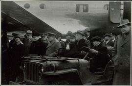 International News Photo: Churchill, Molotov, Vishinsky y Roosevelt en Yalta