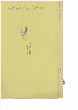 Pieza de Expediente de Juicio Militar sobre comportamiento(s) durante la Guerra Civil. Documentos de verificación y certificación así como pólizas de seguro y documentos de compraventa del vapor "Elda"