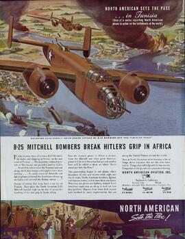 "Bombarderos rompen el asentamiento de Hitler en África. 1943"