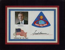Frank Frederick Borman (1928-). Astronauta de la Expedición Apollo VIII, 21 a 27 de Diciembre de 1968.