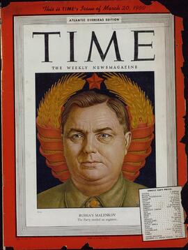 "Time", 20 de Marzo de 1950: "La Rusia de Malenkov"