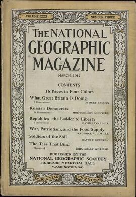 The National Geographic Magazine. "Rusia, 1917", Volumen 31. Marzo, 1917