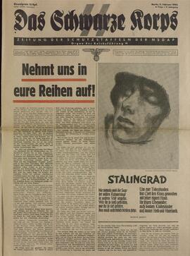 Das Schwarze Korps. Periódico para la defensa de la NSDAP. Berlín, 1943