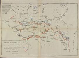 Plano de las Directivas del Ejército Francés para el 1 y el 2 de Septiembre de 1914