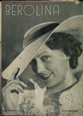 Berolina, n.º 6. Diario de programación de la Casa de Hoteles Patria (empresa Kempinski). Berlín, junio 1937