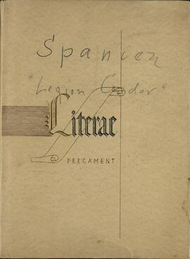 España: Legión Cóndor. Carpeta de documentos varios, c. 1937