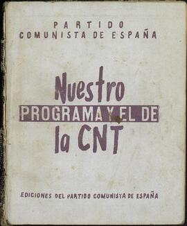 Nuestro programa y el de la CNT