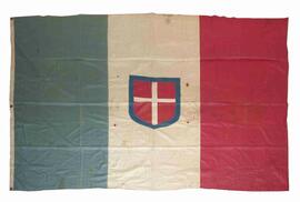 Bandera italiana de tela. WWII