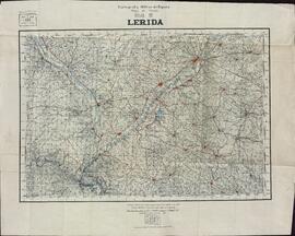 Cartografía Militar de España: Lérida. Mapa de mando