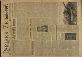 Pariser Zeitung, Nº 169. "V.1, cada vez más utilizado. 29 de junio de 1944
