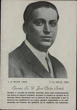 Calvo Sotelo, José. Conmemoración