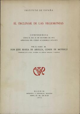 "El Declinar de las Hegemonías"
