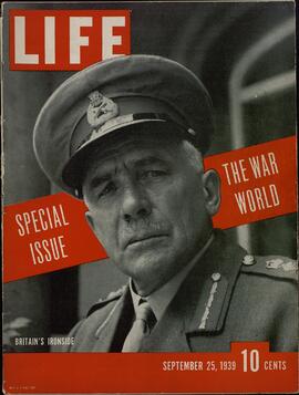 "Life". Número especial. La Guerra Mundial. 25 septiembre 1939
