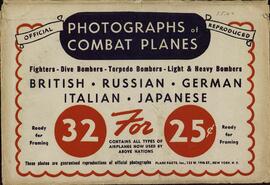 "Fotografías oficiales de la armada americana: Barcos de guerra - Acorazados / Fotografías de aviones de combate"