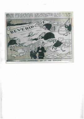News Chronicle. "Estamos mejorándolo, Sir Willian". 1 de Marzo de 1944.