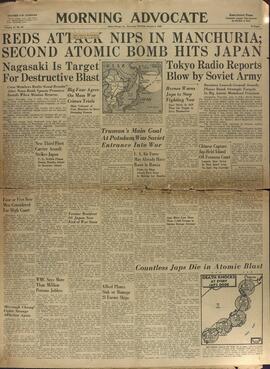 Morning Advocate. 9 Agosto 1945
