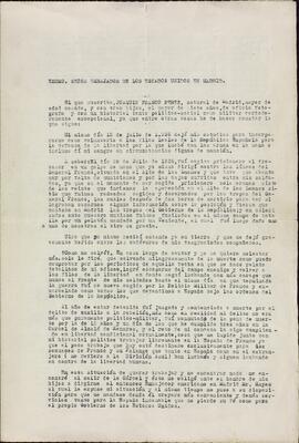 Franco Pérez, Joaquín. Carta al embajador de los Estados Unidos en Madrid. 15 octubre 1945