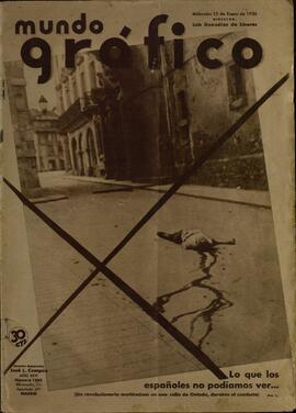 "Mundo Gráfico: Lo que los Españoles no Podíamos Ver...", Madrid, 15 de Enero de 1936